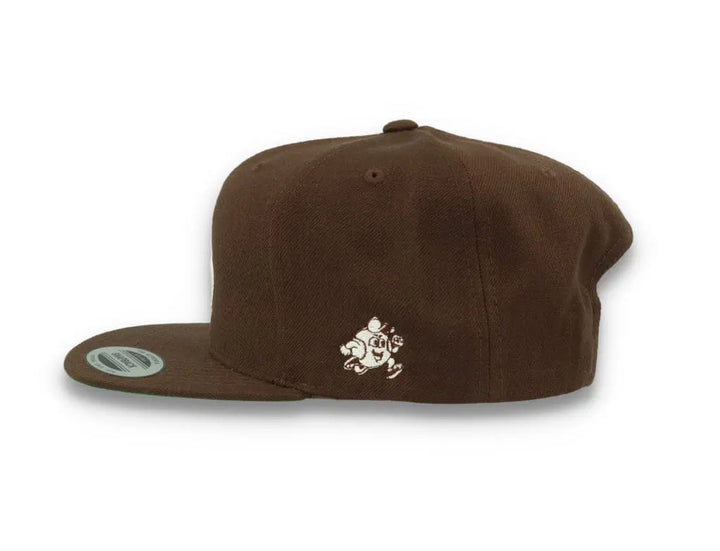 LOKK X RADIO BORGEN Snapback Brown/White - LOKK