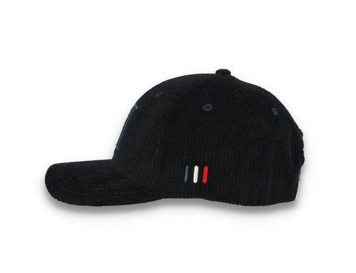 Encore Corduroy Baseball Cap Dark Navy - LOKK