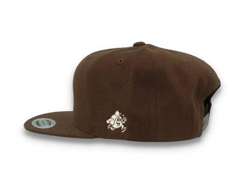 LOKK X RADIO BORGEN Snapback Brown/White - LOKK