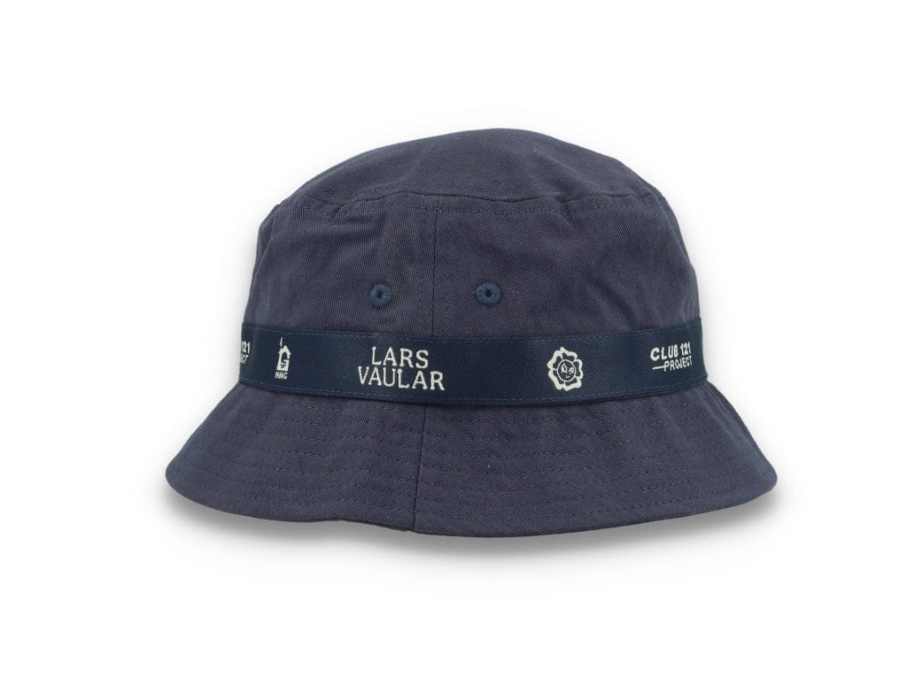 Lars Vaular x 121 Bucket Hat Washed Navy - LOKK