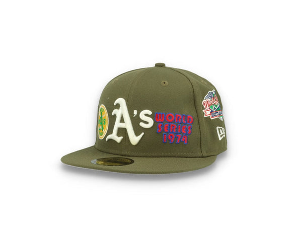 59FIFTY MLB Olive World Series Oakland Athletics - LOKK