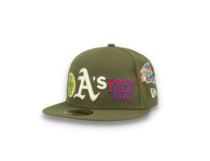 59FIFTY MLB Olive World Series Oakland Athletics - LOKK