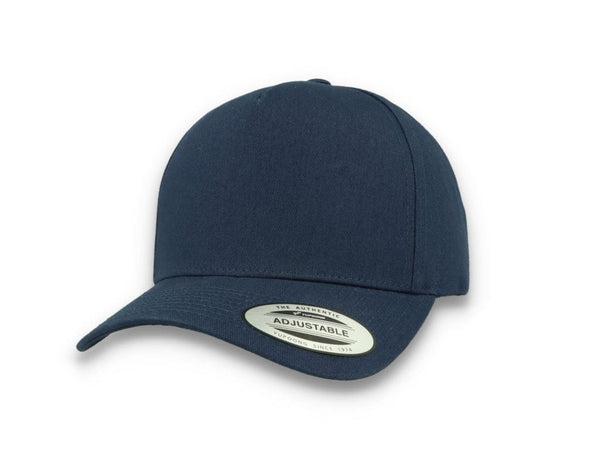 5-Panel Curved Classic Snapback Navy - 7707 - LOKK