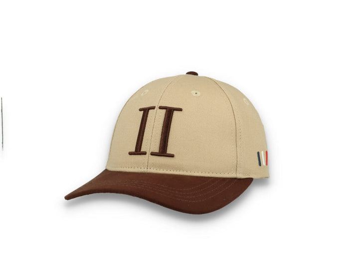Baseball Cap Suede II Dark Sand/Ebony Brown - LOKK