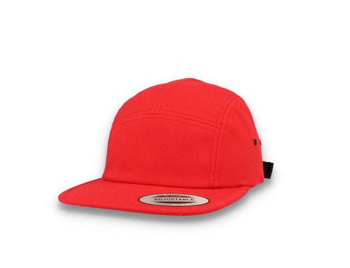 Red 5-Panel Classic Jockey Cap - Yupoong 7005 - LOKK