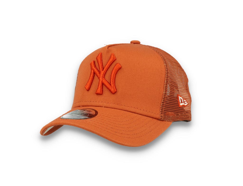 Kids Tonal Mesh Trucker New York Yankees  Rust Orange - LOKK