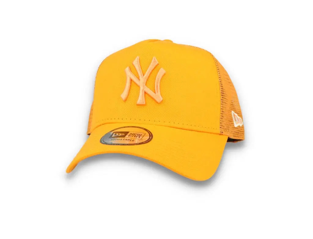 Tonal Mesh Trucker Cap NY Yankees Orange - LOKK