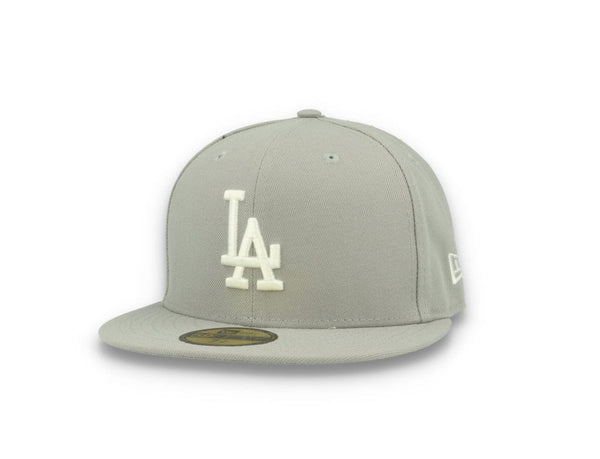 59FIFTY MLB Basic Los Angeles Dodgers  Grey/White - LOKK