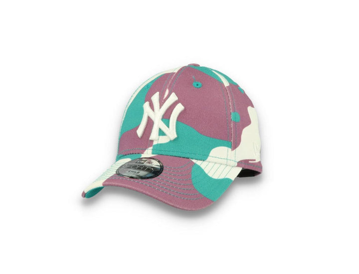 Barne Cap 9FORTY Kids Camo Pack NY Yankees Teal - LOKK