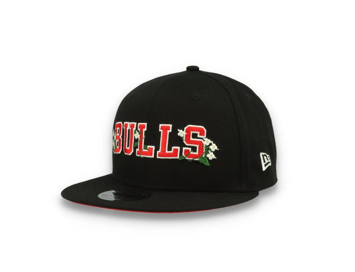 9FIFTY Flower Wordmark Chicago Bulls Black - LOKK