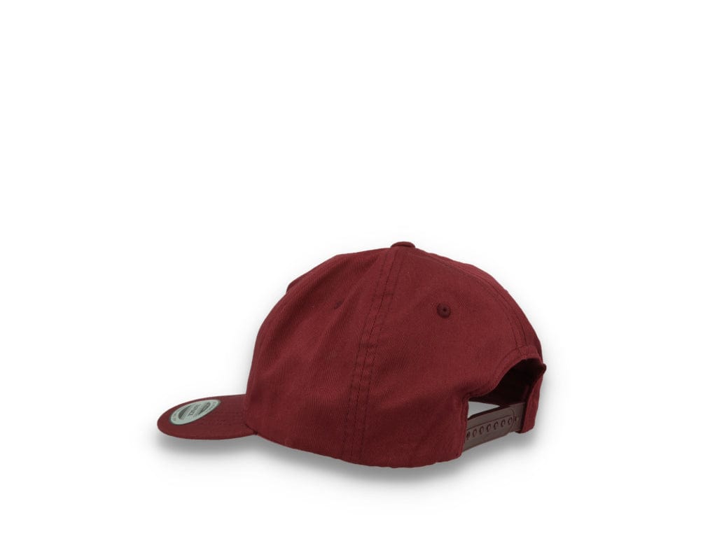 Yupoong 6502 Unstructured 5-Panel Snapback Cap Maroon