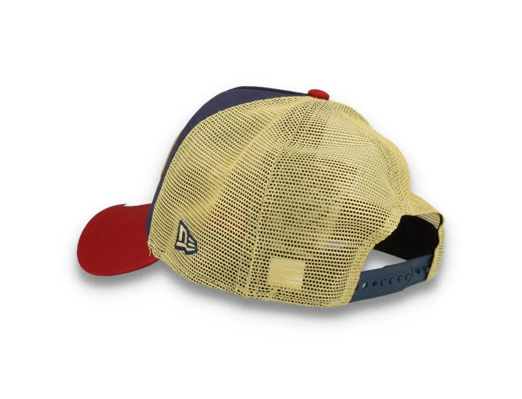 New Era Patch Trucker Cap New Era Navy/Red/Gold - LOKK