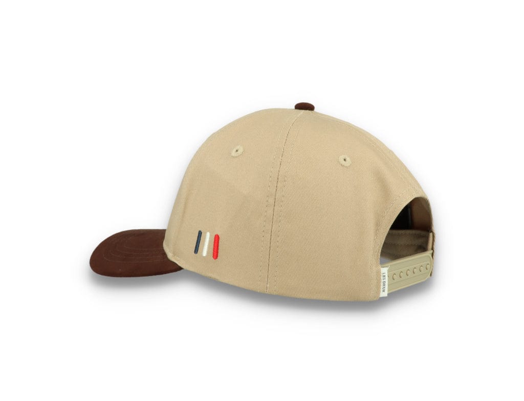 Baseball Cap Suede II Dark Sand/Ebony Brown - LOKK