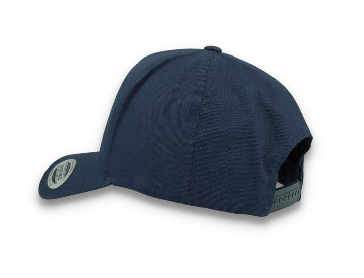 5-Panel Curved Classic Snapback Navy - 7707 - LOKK