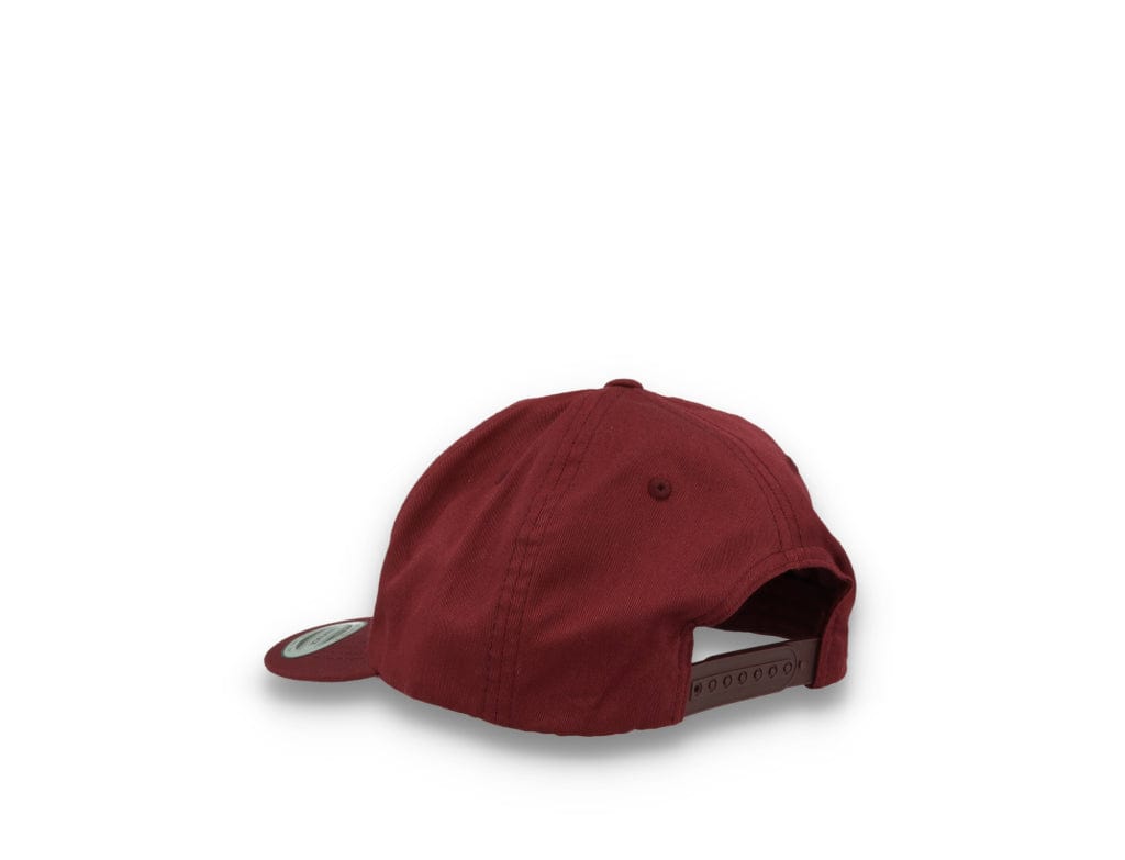 Yupoong 6502 Unstructured 5-Panel Snapback Cap Maroon