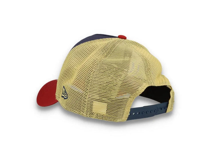 New Era Patch Trucker Cap New Era Navy/Red/Gold - LOKK
