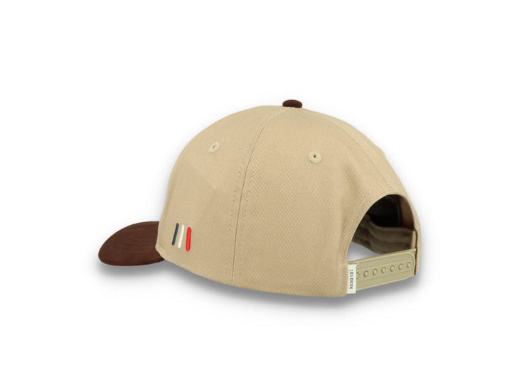 Baseball Cap Suede II Dark Sand/Ebony Brown - LOKK
