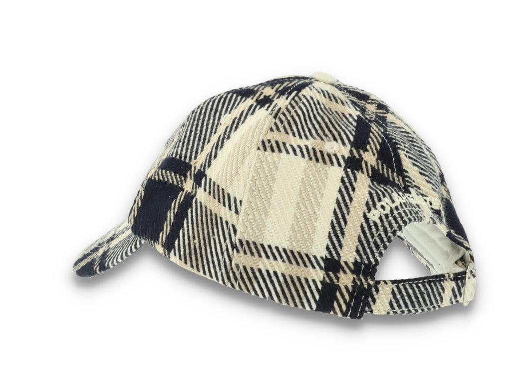 Polar Stroke Logo Flannel Cap Navy - LOKK