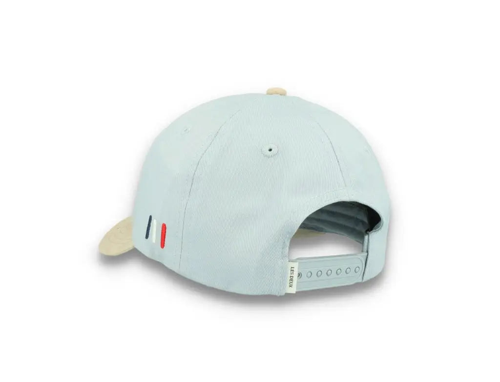 Baseball Cap Contrast Suede II Summer Sky/Light Desert Sand - LOKK