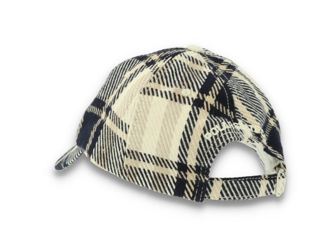 Polar Stroke Logo Flannel Cap Navy - LOKK