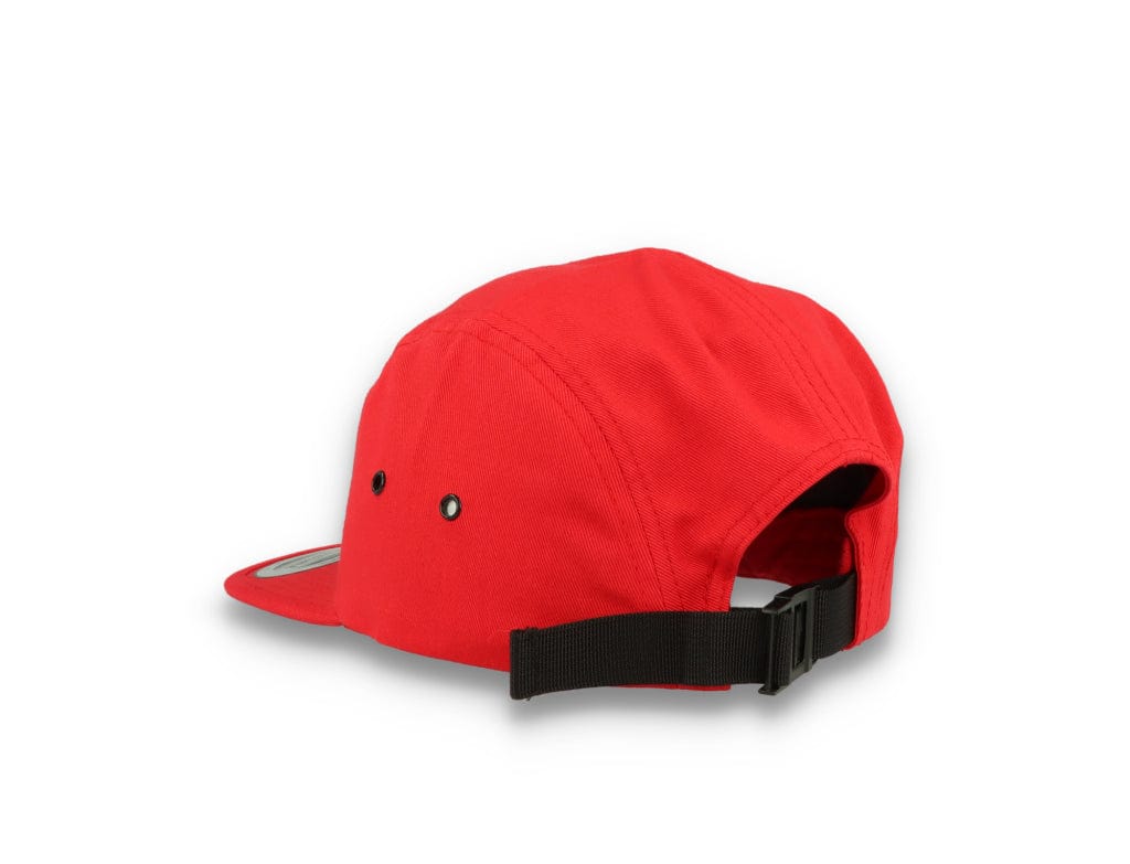 Red 5-Panel Classic Jockey Cap - Yupoong 7005 - LOKK