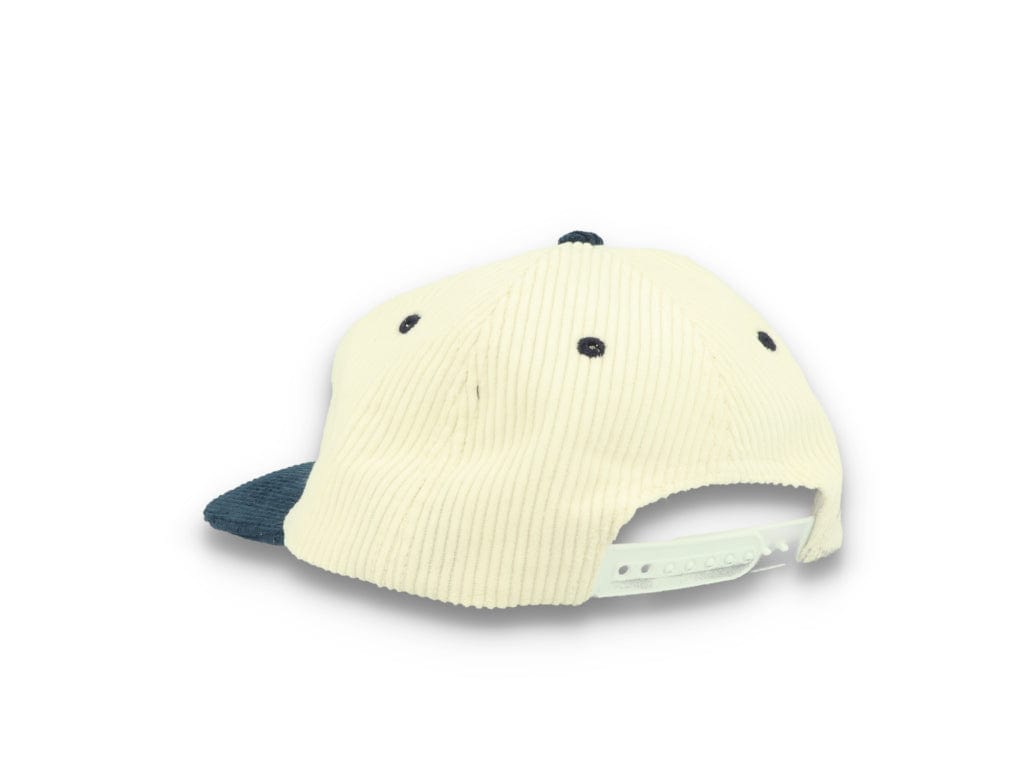 Bolt Corduroy Cap Ecru/Blue - LOKK