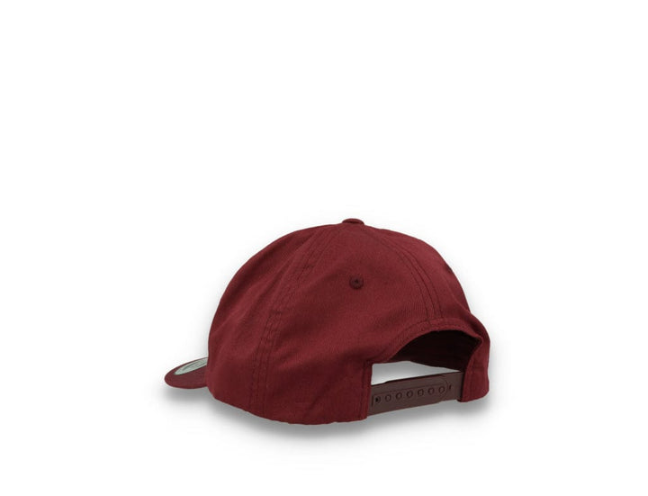 Yupoong 6502 Unstructured 5-Panel Snapback Cap Maroon