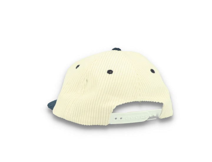 Bolt Corduroy Cap Ecru/Blue - LOKK