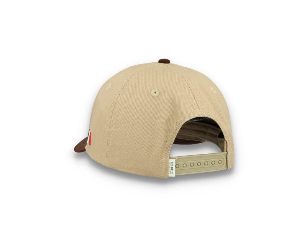 Baseball Cap Suede II Dark Sand/Ebony Brown - LOKK