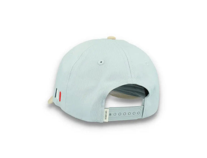 Baseball Cap Contrast Suede II Summer Sky/Light Desert Sand - LOKK