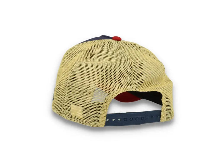 New Era Patch Trucker Cap New Era Navy/Red/Gold - LOKK