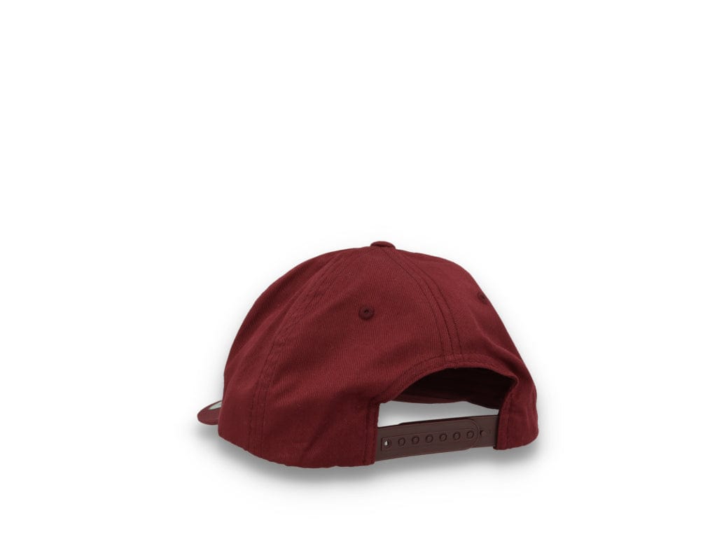 Yupoong 6502 Unstructured 5-Panel Snapback Cap Maroon