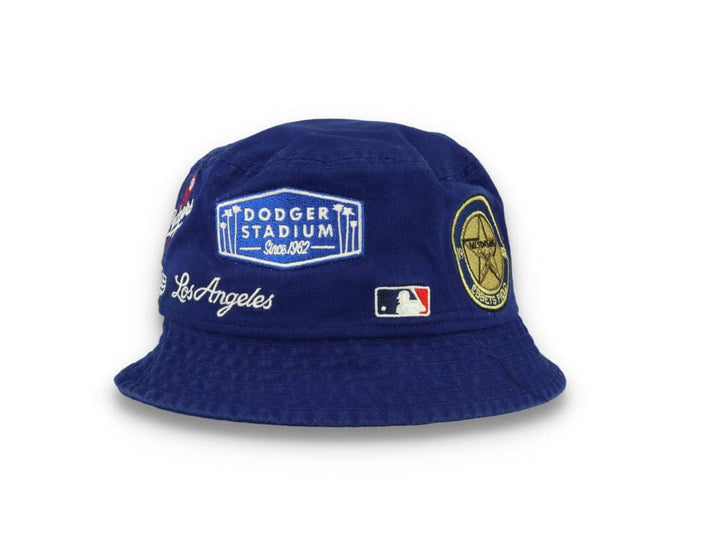 MLB Multi Patch Bucket Los Angeles Dodgers Blue - LOKK