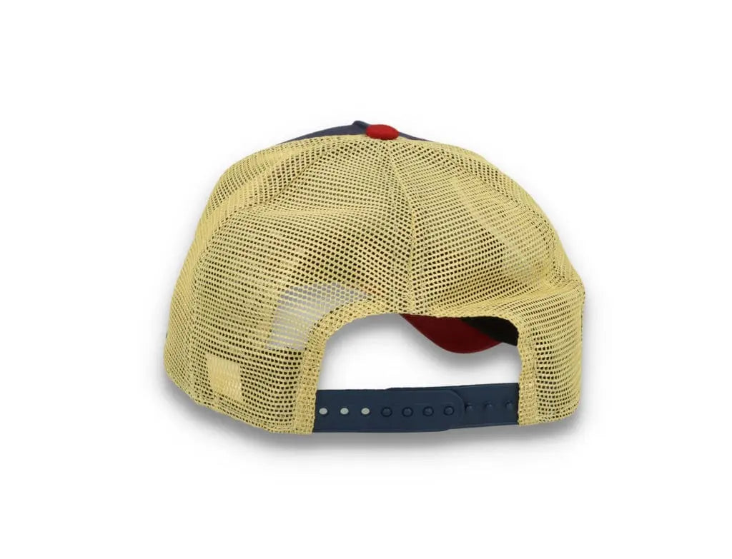 New Era Patch Trucker Cap New Era Navy/Red/Gold - LOKK