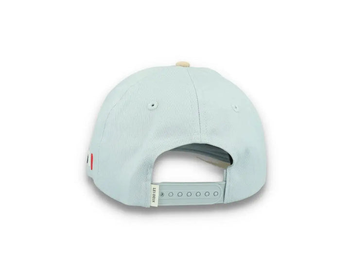 Baseball Cap Contrast Suede II Summer Sky/Light Desert Sand - LOKK