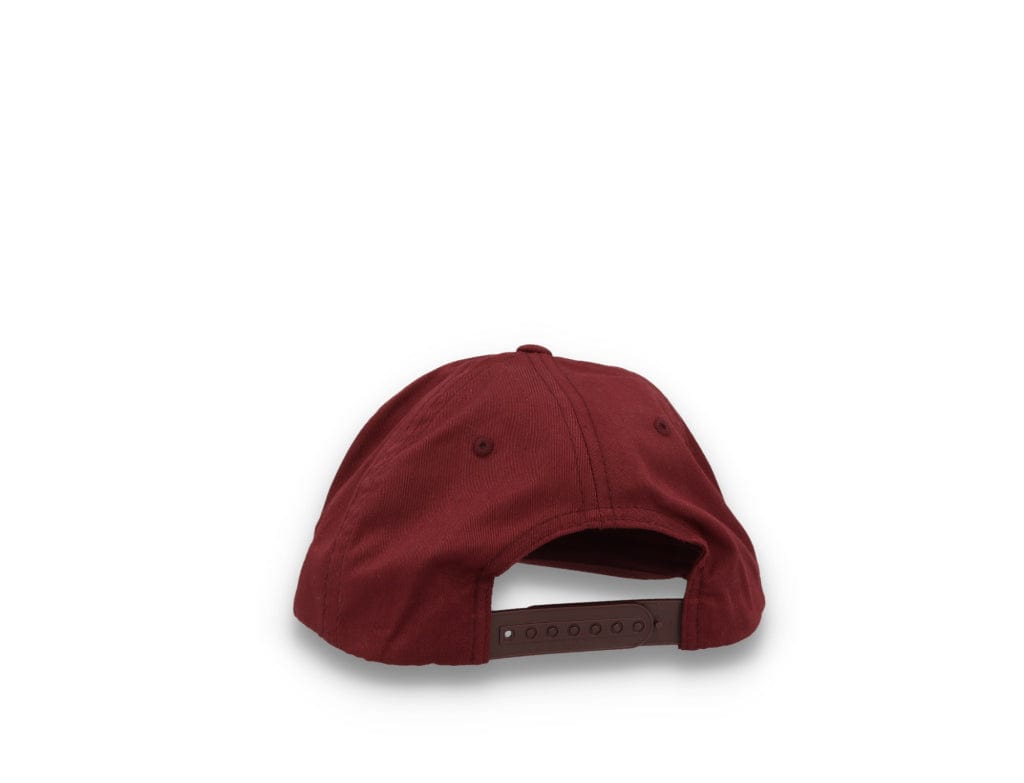 Yupoong 6502 Unstructured 5-Panel Snapback Cap Maroon