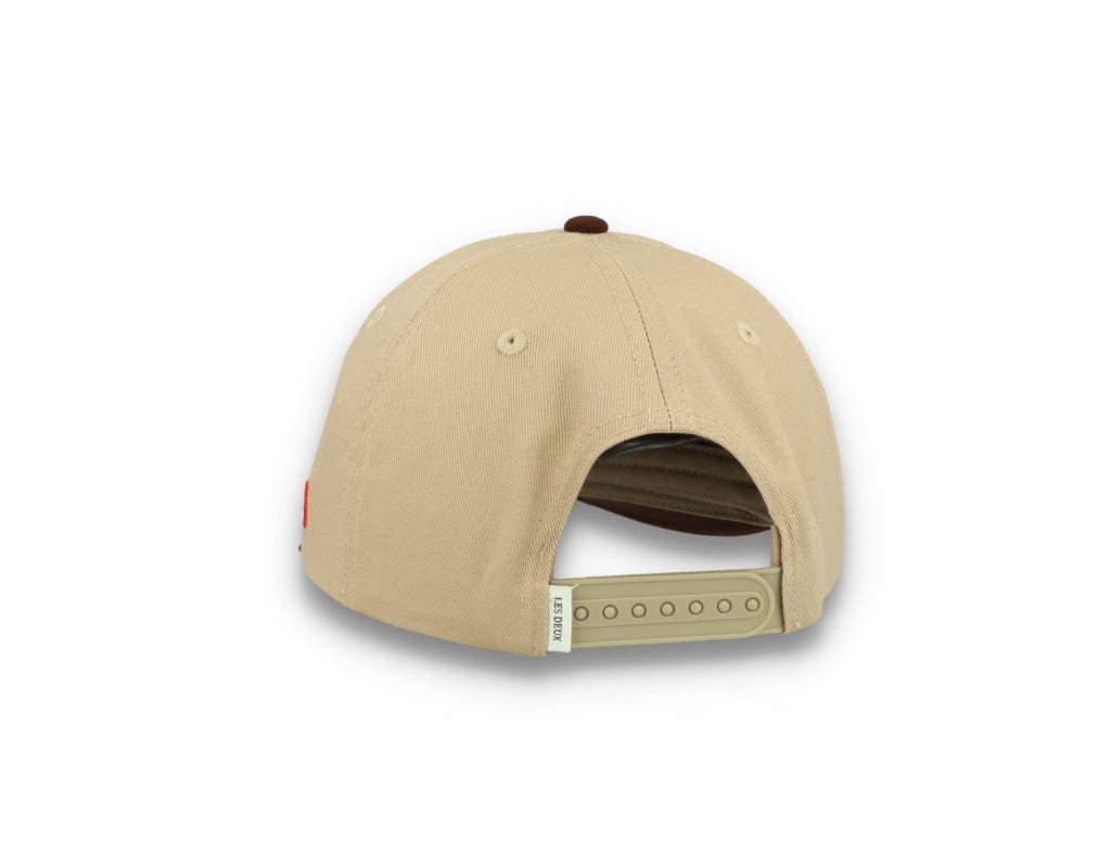 Baseball Cap Suede II Dark Sand/Ebony Brown - LOKK