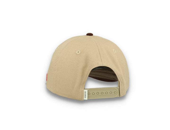 Baseball Cap Suede II Dark Sand/Ebony Brown - LOKK