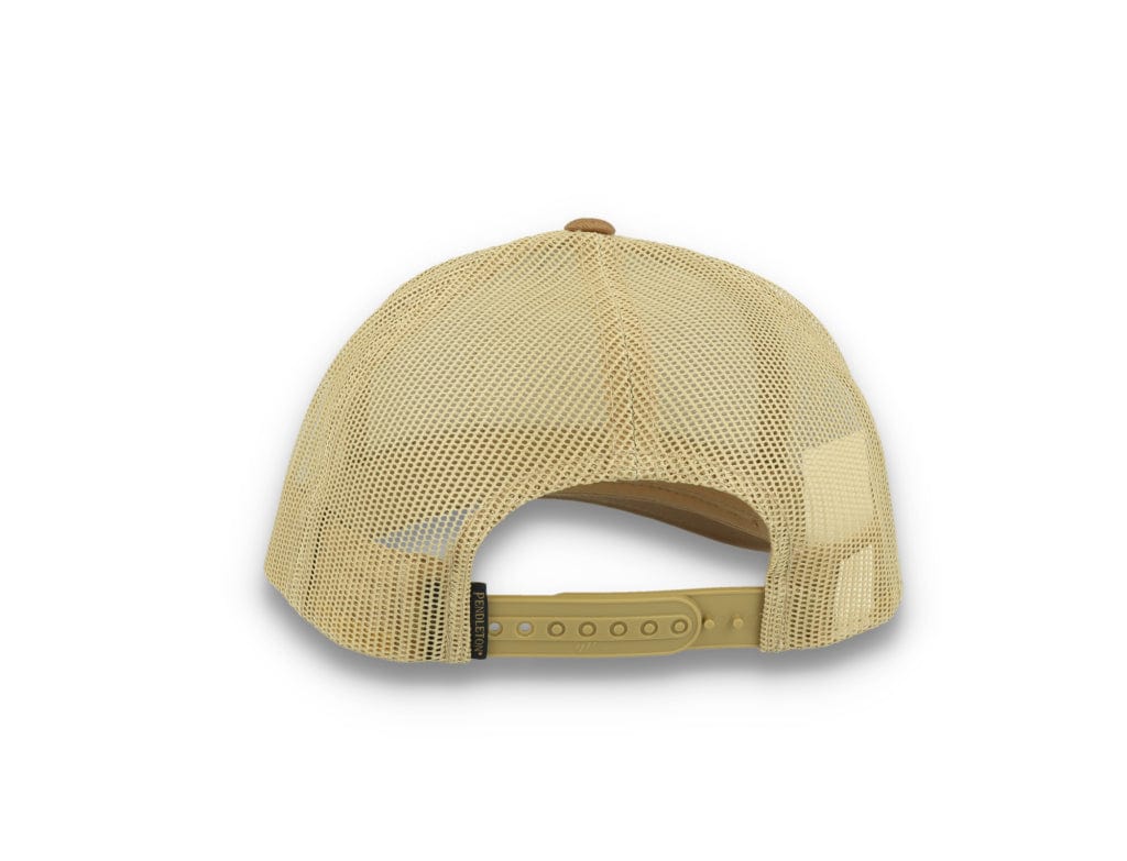 Yellowstone National Park Patch Trucker Dark Tan - LOKK