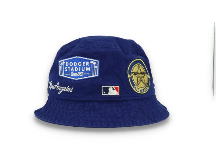 MLB Multi Patch Bucket Los Angeles Dodgers Blue - LOKK