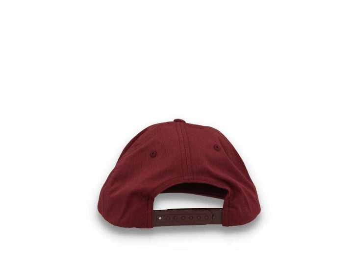 Yupoong 6502 Unstructured 5-Panel Snapback Cap Maroon