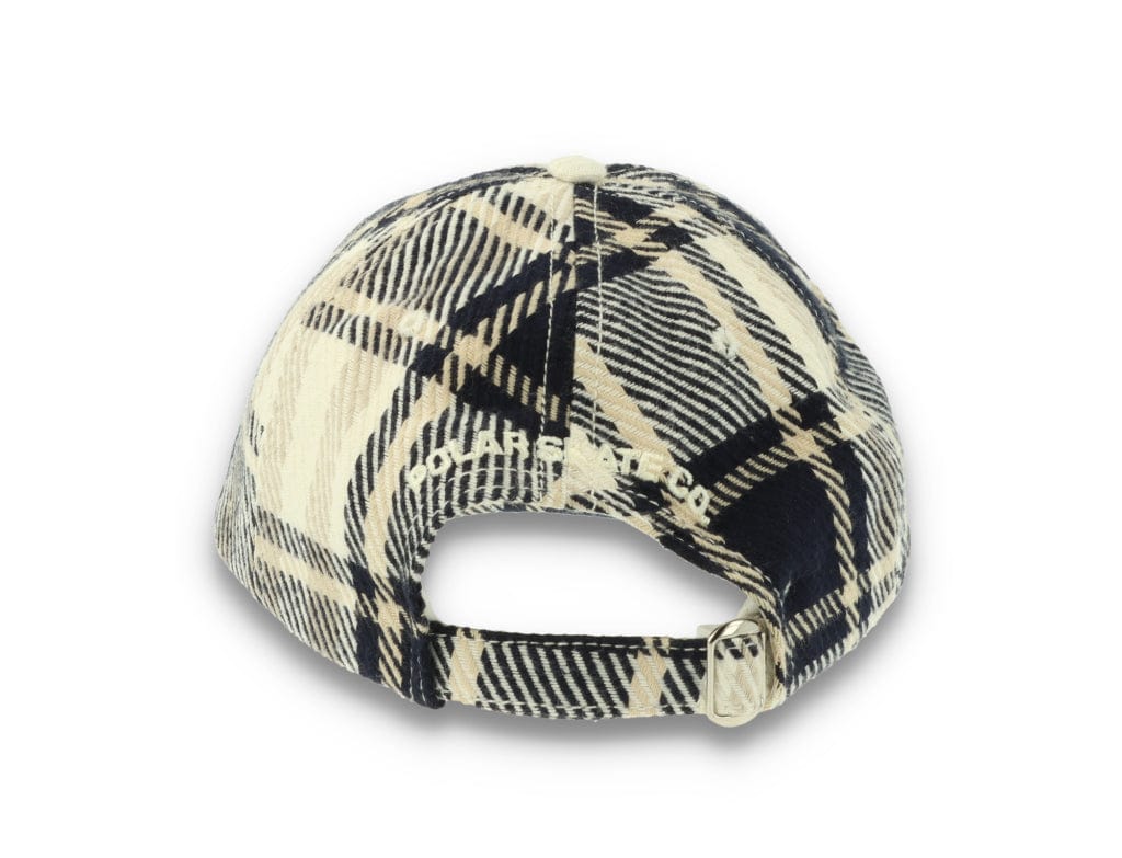 Polar Stroke Logo Flannel Cap Navy - LOKK