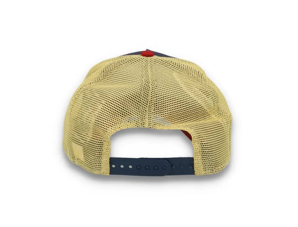 New Era Patch Trucker Cap New Era Navy/Red/Gold - LOKK