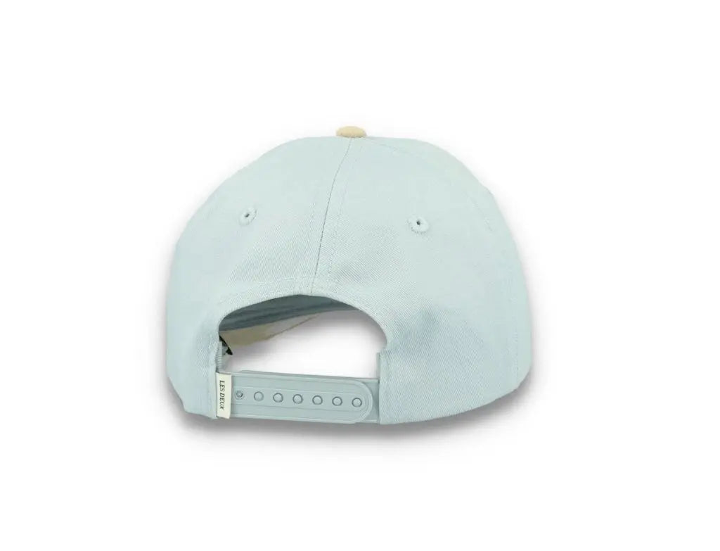 Baseball Cap Contrast Suede II Summer Sky/Light Desert Sand - LOKK