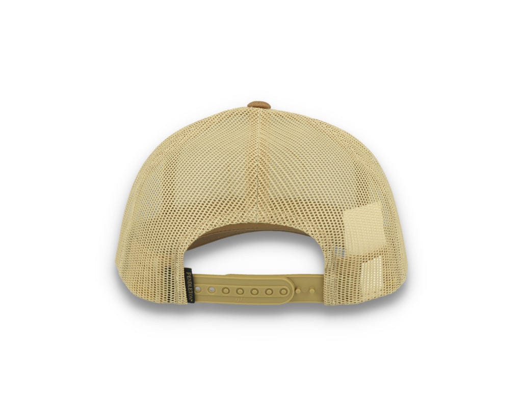 Yellowstone National Park Patch Trucker Dark Tan - LOKK