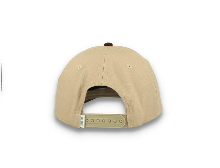 Baseball Cap Suede II Dark Sand/Ebony Brown - LOKK