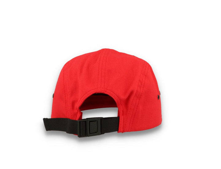 Red 5-Panel Classic Jockey Cap - Yupoong 7005 - LOKK