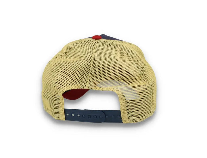 New Era Patch Trucker Cap New Era Navy/Red/Gold - LOKK