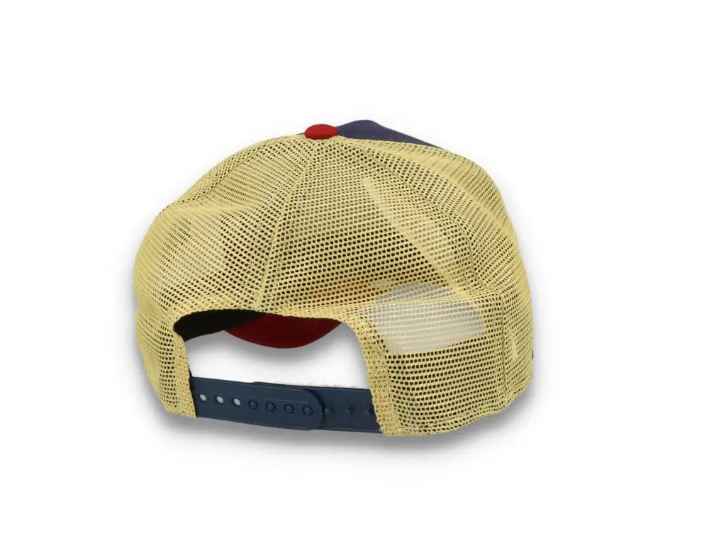 New Era Patch Trucker Cap New Era Navy/Red/Gold - LOKK