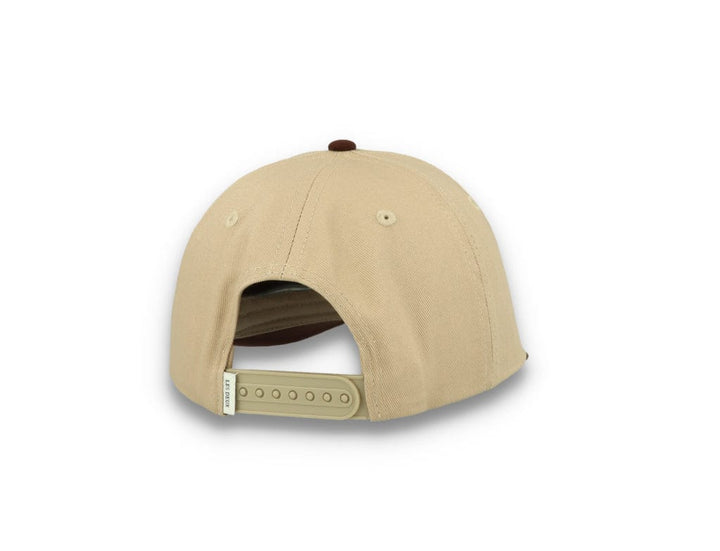 Baseball Cap Suede II Dark Sand/Ebony Brown - LOKK